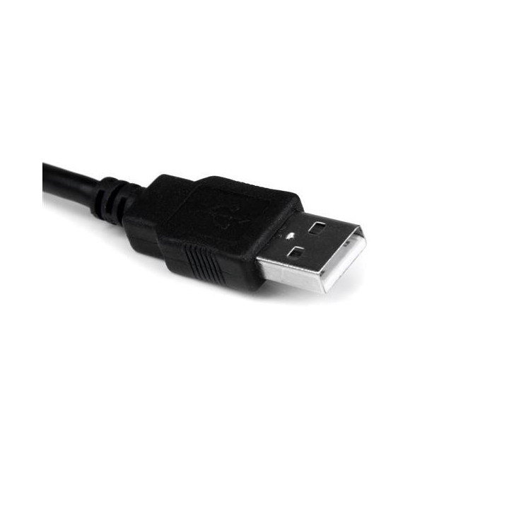 StarTech.com Câble Adaptateur de 30 cm USB vers Série DB9 RS232 - Mémorisation de Port COM
