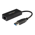 StarTech.com Adaptateur Réseau USB 3.0 vers Gigabit Ethernet, 10/100/1000 Mbps, USB vers RJ45, Adaptateur USB 3.0 vers LAN, Ad