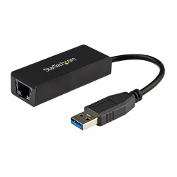StarTech.com Adaptateur Réseau USB 3.0 vers Gigabit Ethernet, 10/100/1000 Mbps, USB vers RJ45, Adaptateur USB 3.0 vers LAN, Ad