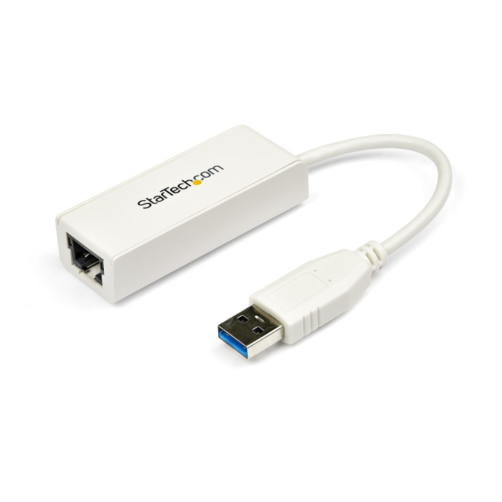 StarTech.com Adaptateur Réseau USB 3.0 vers Gigabit Ethernet, 10/100/1000 Mbps, USB vers RJ45, Adaptateur USB 3.0 vers LAN, Ad