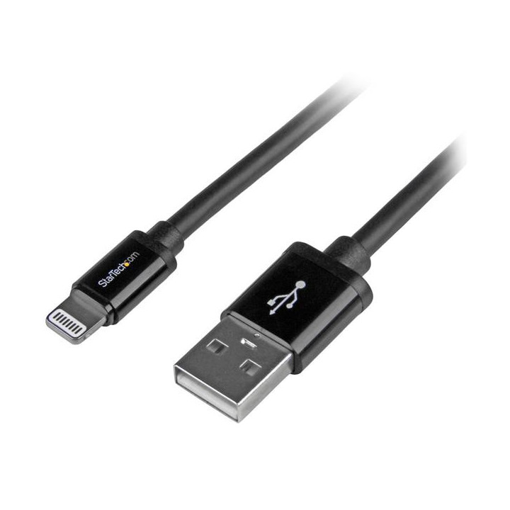 StarTech.com Câble Apple Lightning vers USB pour iPhone, iPod, iPad - 2 m Noir