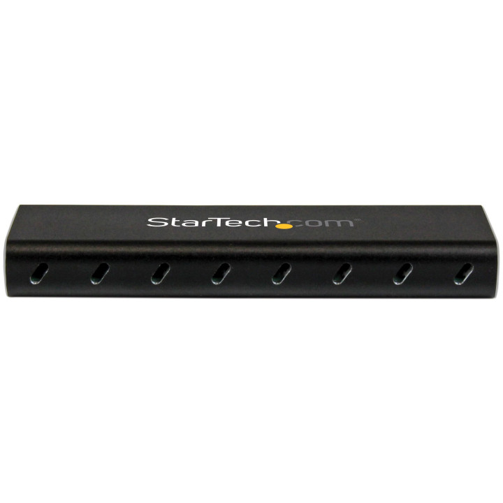 StarTech.com Boîtier Aluminium M.2 SSD vers USB 3.0 (5Gbps) avec UASP - Noir - M.2 NGFF SATA avec Clé B & Clé B+M - Boîtier