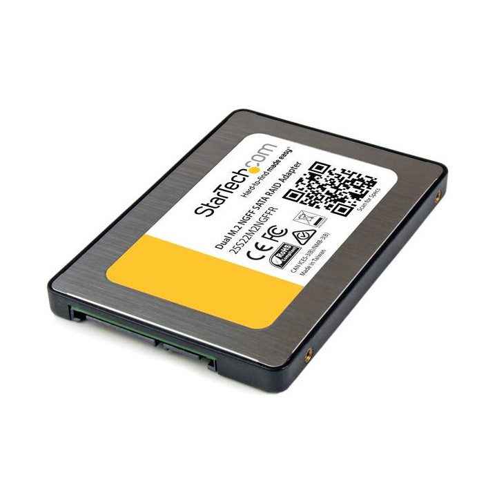 StarTech.com Adaptateur 2x SSD M.2 NGFF vers SATA 2,5" avec RAID