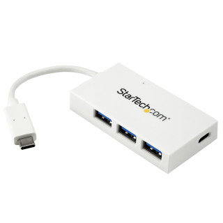 StarTech.com Hub USB-C à 4 Ports avec 1x USB-C & 3x USB-A SuperSpeed - Alimenté par Bus - Hub USB 3.0 Portable - USB 3.2 Gen 