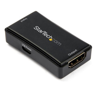 StarTech.com Amplificateur de Signal HDMI de 14m - 4K 60Hz - Alimenté par USB - Répéteur et Amplificateur HDMI en ligne - Su