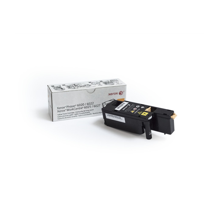 Xerox Cartouche de toner Jaune de Capacité standard Phaser® 6020​/​6022, WorkCentre® 6025​/​6027 (1000 pages) - 106R
