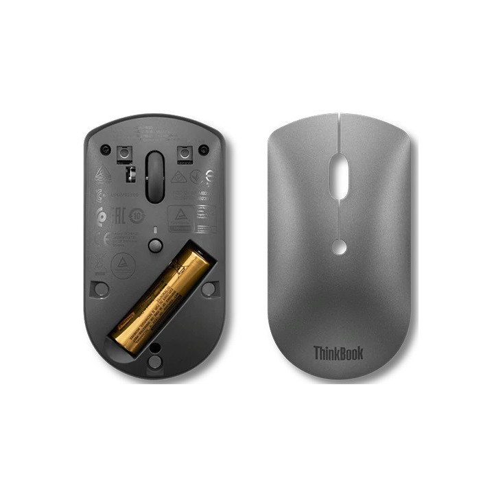 Lenovo ThinkBook souris Bureau Ambidextre Bluetooth Optique 2400 DPI