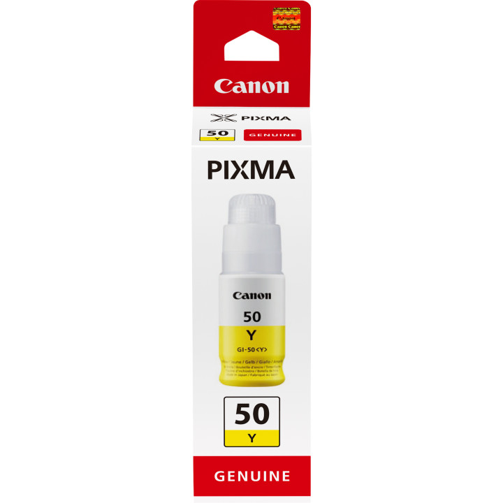 Canon GI-50 Y, haut rendement, bouteille d'encre, Jaune