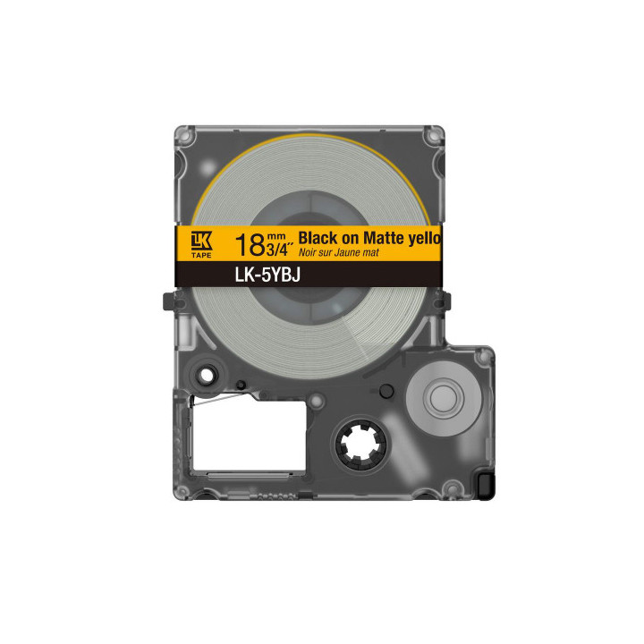 Epson C53S672074 ruban d'étiquette Noir sur jaune