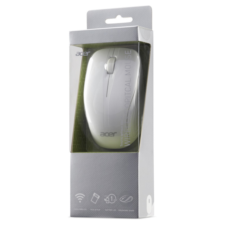 Acer AMR510 souris Voyage Ambidextre RF sans fil Optique 1000 DPI