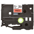Brother TZe-461 - Cassette à ruban pour étiqueteuse originale – Noir sur rouge, 36 mm de large