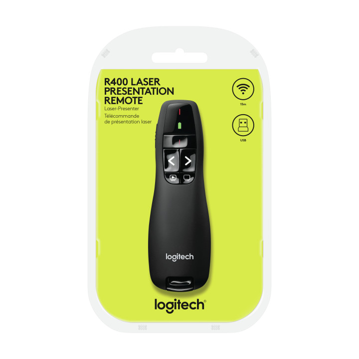 Logitech 910-001356 télécommande RF Noir