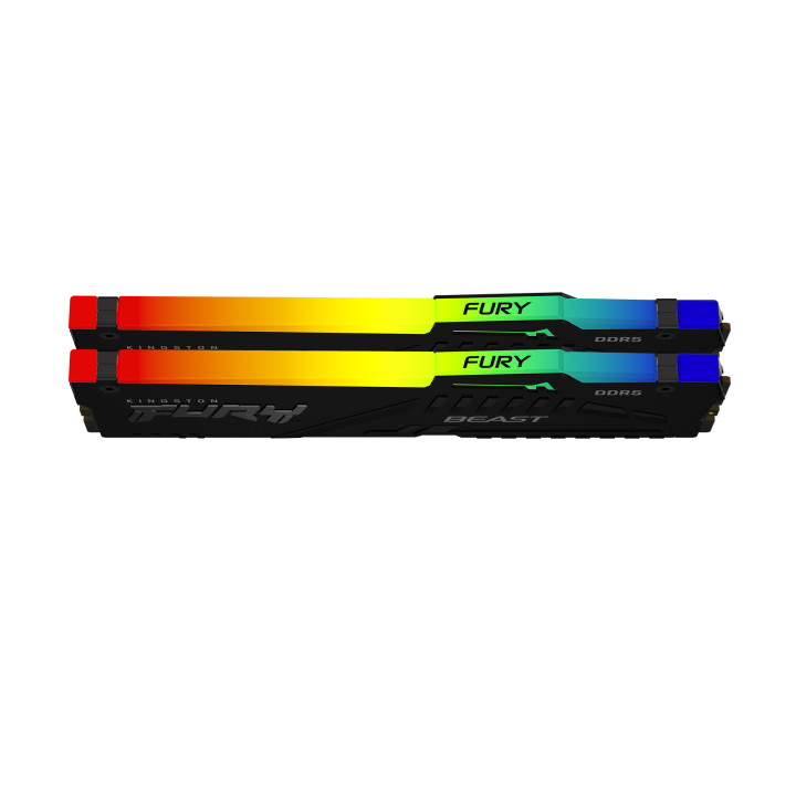 Kingston Technology FURY Beast 16 Go 5600 MT/s DDR5 CL40 DIMM (Kits de 2) RGB