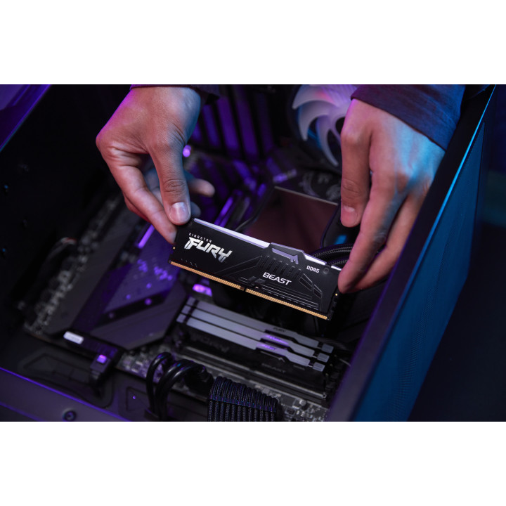 Kingston Technology FURY Beast 16 Go 5600 MT/s DDR5 CL40 DIMM (Kits de 2) RGB