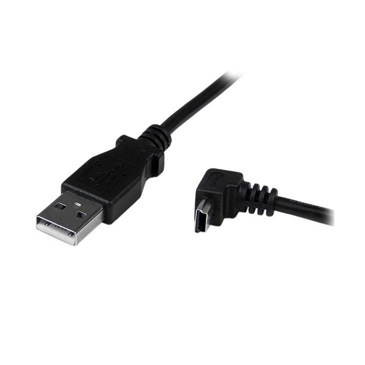 StarTech.com Câble Mini USB 2 m - A vers Mini B coudé 90° vers le bas