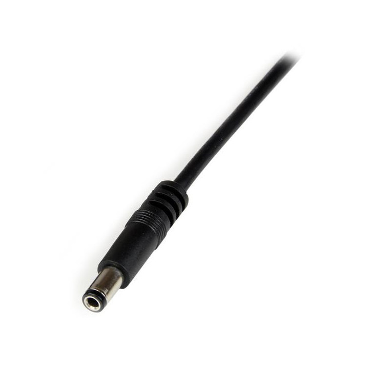 StarTech.com Câble d'alimentation USB vers prise CC de 2 m - Cordon USB vers connecteur Type N 5,5 mm 5V
