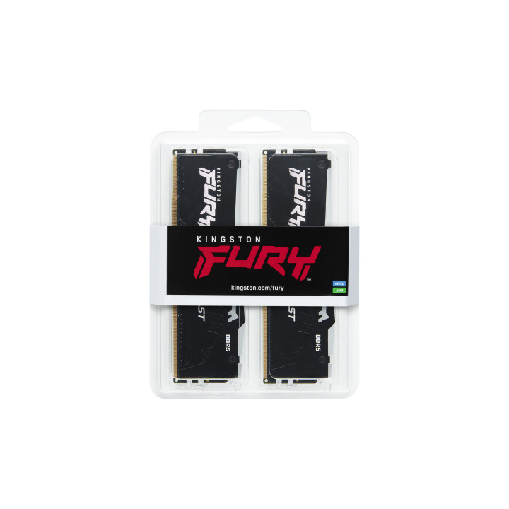 Kingston Technology FURY Beast 64 Go 5200 MT/s DDR5 CL40 DIMM (Kits de 2) RGB