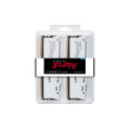Kingston Technology FURY Beast 32 Go 5600 MT/s DDR5 CL40 DIMM (Kits de 2) White RGB XMP