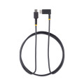 StarTech.com Câble de Charge Rapide USB-C de 2m, Robuste, Coudé à Droite, Charge et Synchronisation, 60W (3A) PD, USB 2.0, G