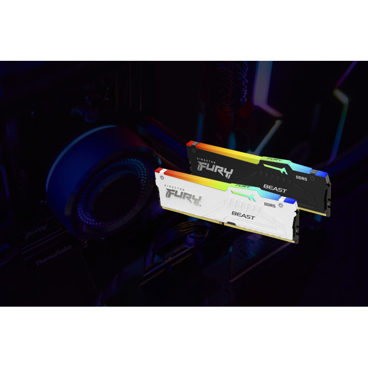 Kingston Technology FURY Beast 64GB 6000MT/s DDR5 CL30 DIMM (Kits de 2) RGB XMP