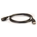 C2G 3 m Rallonge de câble USB 2.0 mâle A vers femelle A - Noir
