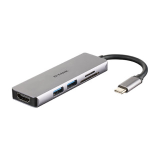 D-Link DUB-M530 station d'accueil Avec fil USB 3.2 Gen 1 (3.1 Gen 1) Type-C Aluminium