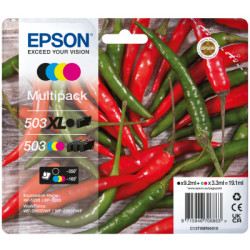 Epson C13T09R94010 cartouche d’encre 4 pièce(s) Noir: Rendement élevé (XL) Cyan, Magenta et Jaune: Rendement Standard