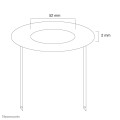 Neomounts FPMA-CRB5 Rosace encastrable au plafond - diam. 52 mm