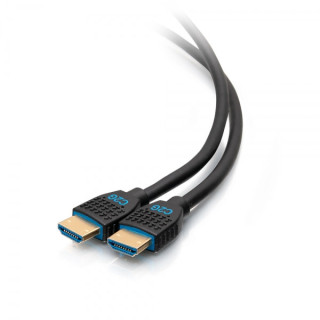 C2G Câble HDMI ultra flexible, haut débit, série de performance de 3 m - 4K 60 Hz encastrable dans le mur, certifié CMG (FT