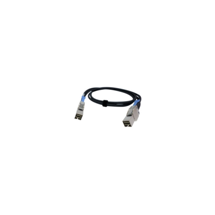QNAP CAB-SAS05M-8644 câble Serial Attached SCSI (SAS) 0,5 m Noir