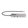 StarTech.com Hub USB-C à 3 Ports Ethernet 2,5 Gbps et Port Power Delivery 100W Pass-Through, USB 3.2 10Gbps, 2x USB-A/1x USB-C