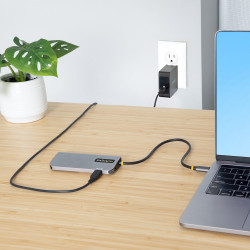 StarTech.com Adaptateur Multiport USB C - Adaptateur USB C vers HDMI 4K 60Hz - Hub USB A 3.2, 5Gbps à 3 ports - 100W Power Del