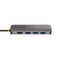 StarTech.com Adaptateur Multiport USB C - Adaptateur USB C vers HDMI 4K 60Hz - Hub USB A 3.2, 5Gbps à 3 ports - 100W Power Del