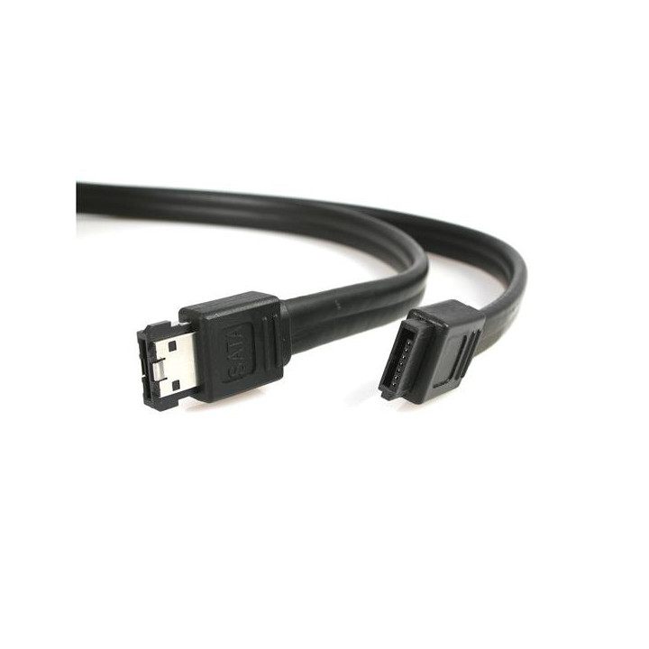 StarTech.com 6 Ft Shielded External eSATA to SATA Cable M/M câble SATA Noir
