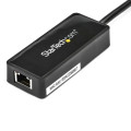 StarTech.com Adaptateur réseau USB 3.0 vers Gigabit Ethernet avec port USB - Noir