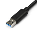StarTech.com Adaptateur réseau USB 3.0 vers Gigabit Ethernet avec port USB - Noir