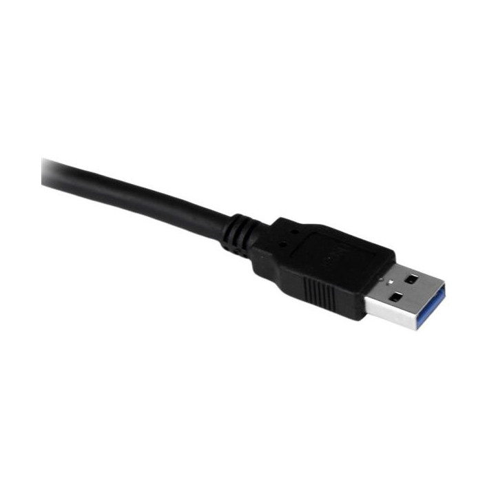 StarTech.com Câble d'extension SuperSpeed USB 3.0 de 1,5m - Rallonge USB A vers A sur socle - M/F - Noir