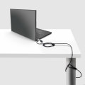 StarTech.com NBLWK-LAPTOP-LOCK câble antivol Noir, Argent 2 m