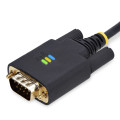 StarTech.com Adaptateur USB vers Série de 3m - COM Rétention, Câble Adaptateur/Convertisseur USB RS232, Vis/Écrous Intercha