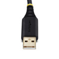 StarTech.com Adaptateur USB vers Série de 3m - COM Rétention, Câble Adaptateur/Convertisseur USB RS232, Vis/Écrous Intercha