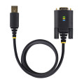StarTech.com Adaptateur USB vers Série de 3m - COM Rétention, Câble Adaptateur/Convertisseur USB RS232, Vis/Écrous Intercha