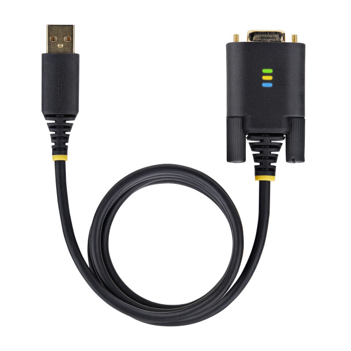 StarTech.com Adaptateur USB vers Série de 3m - COM Rétention, Câble Adaptateur/Convertisseur USB RS232, Vis/Écrous Intercha