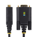 StarTech.com Adaptateur USB vers Série de 3m - COM Rétention, Câble Adaptateur/Convertisseur USB RS232, Vis/Écrous Intercha