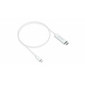 HYPER HD6007WHGL câble HDMI 2,5 m USB-C HDMI Type A (Standard) Blanc