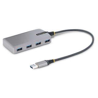 StarTech.com Hub USB 4 Ports - USB 3.0 5Gbps, Alimenté par Bus - Hub USB-A vers 4x USB-A avec entrée d'alimentation auxiliair
