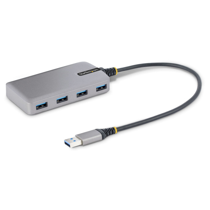 StarTech.com Hub USB 4 Ports - USB 3.0 5Gbps, Alimenté par Bus - Hub USB-A vers 4x USB-A avec entrée d'alimentation auxiliair