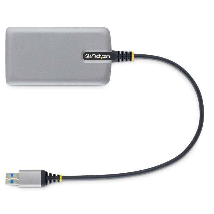 StarTech.com Hub USB 4 Ports - USB 3.0 5Gbps, Alimenté par Bus - Hub USB-A vers 4x USB-A avec entrée d'alimentation auxiliair