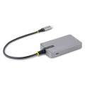 StarTech.com Hub USB-C à 3 Ports - 3x Ports USB-A, Gigabit Ethernet RJ45, USB 3.0 5Gbps, Alimentation par Bus - Hub USB Type-C