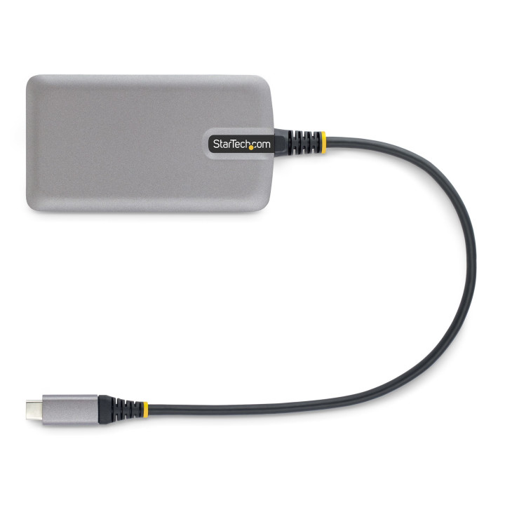 StarTech.com Hub USB-C à 3 Ports - 3x Ports USB-A, Gigabit Ethernet RJ45, USB 3.0 5Gbps, Alimentation par Bus - Hub USB Type-C