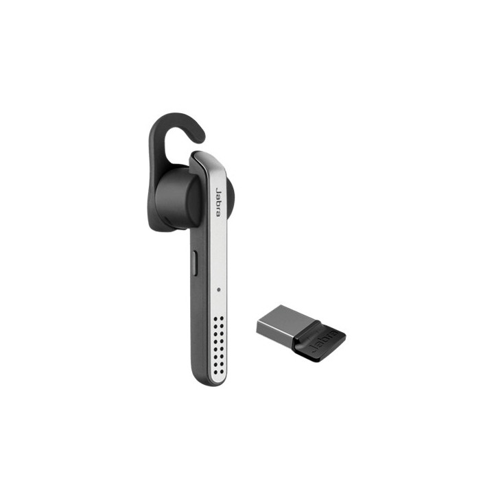 Jabra Stealth UC Casque Sans fil Crochets auriculaires, Ecouteurs Appels/Musique Micro-USB Bluetooth Noir